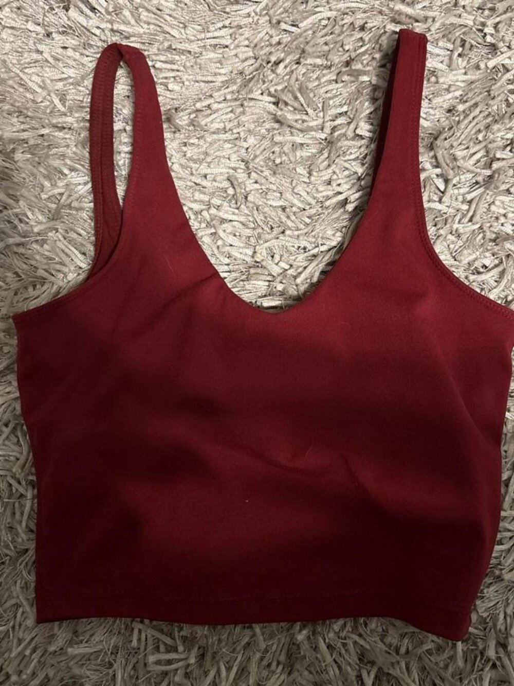 Lululemon Women's Red and Burgundy Vest